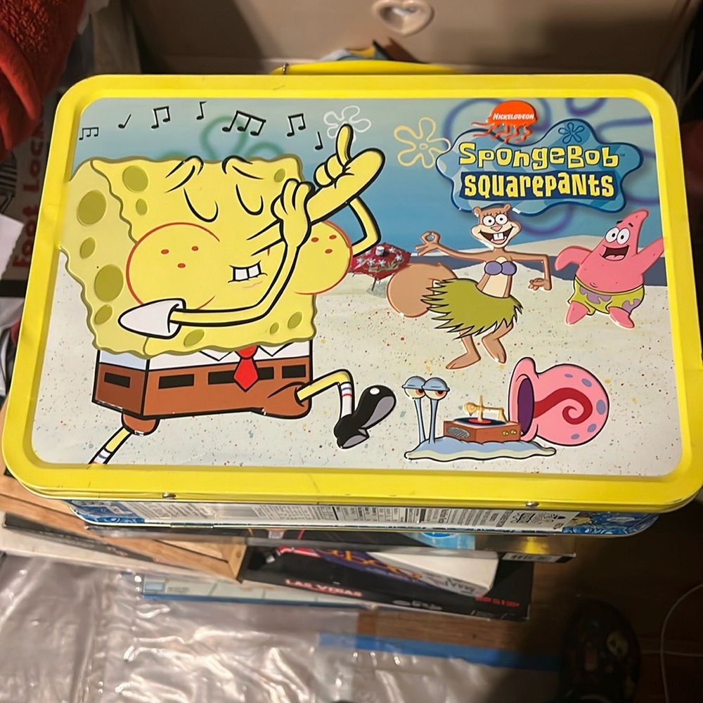 SpongeBob Squarepants Metal carrying case